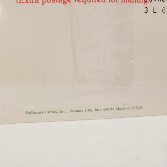 Vintage Hallmark Christmas Puzzle Greeting Card Featuring Peanuts Characters - Picture 6 of 7